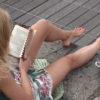 Reading Diva & her lazy feet