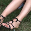 Diva's golden heels